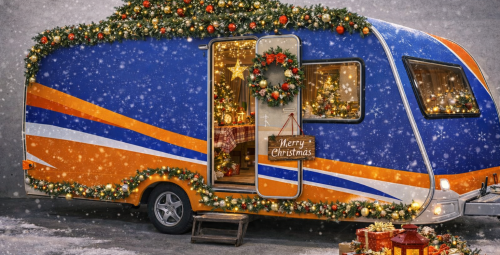 Kerst caravan hor